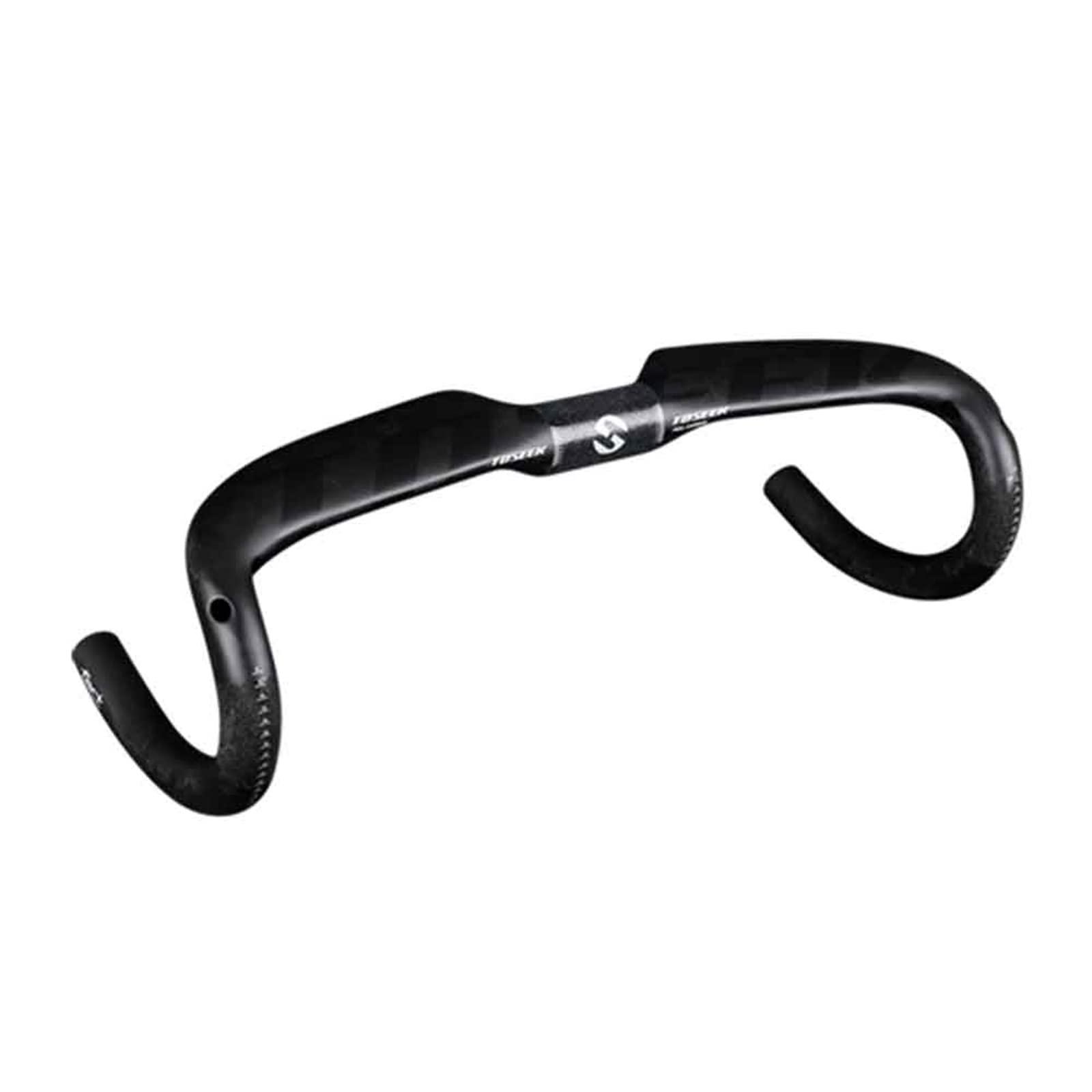 GXMCLCY 31.8mm Aero Bent Handlebar Ultralight Road Bike Carbon Fiber Handlebars Drop Handlebars UD Matting/Matte 400/420/440mm Bike Parts for Road Bike,Black,440mm