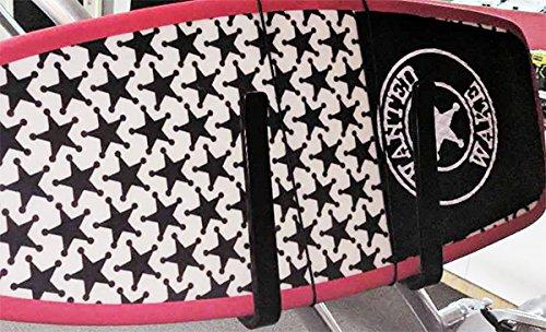 Reborn Towers Cradle Wakesurf Tower Rack, Compact Vertical Holder Secures Surfboards Flat Against The Tower, 3.5\" Opening, PVC Insert Protects Boards from Dings and Slipping (Wakesurf Rack - Polished)