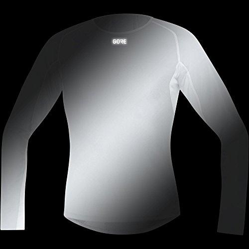 GORE WEAR GORE WEAR Mens Gore Windstopper Base Layer Thermo LS Shirt Light Grey/White S
