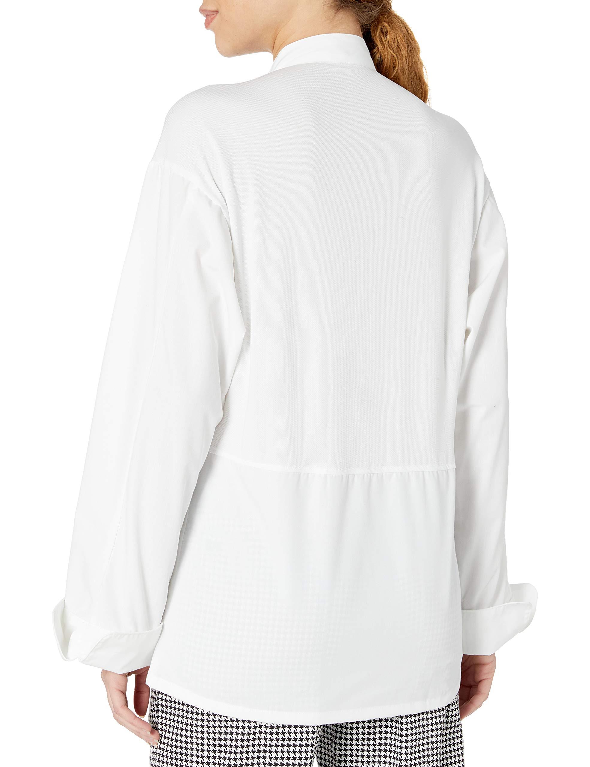 Uncommon Threads Uncommon Threads Unisex Classic Poplin Coat Ls Mesh 5.25, White, Medium