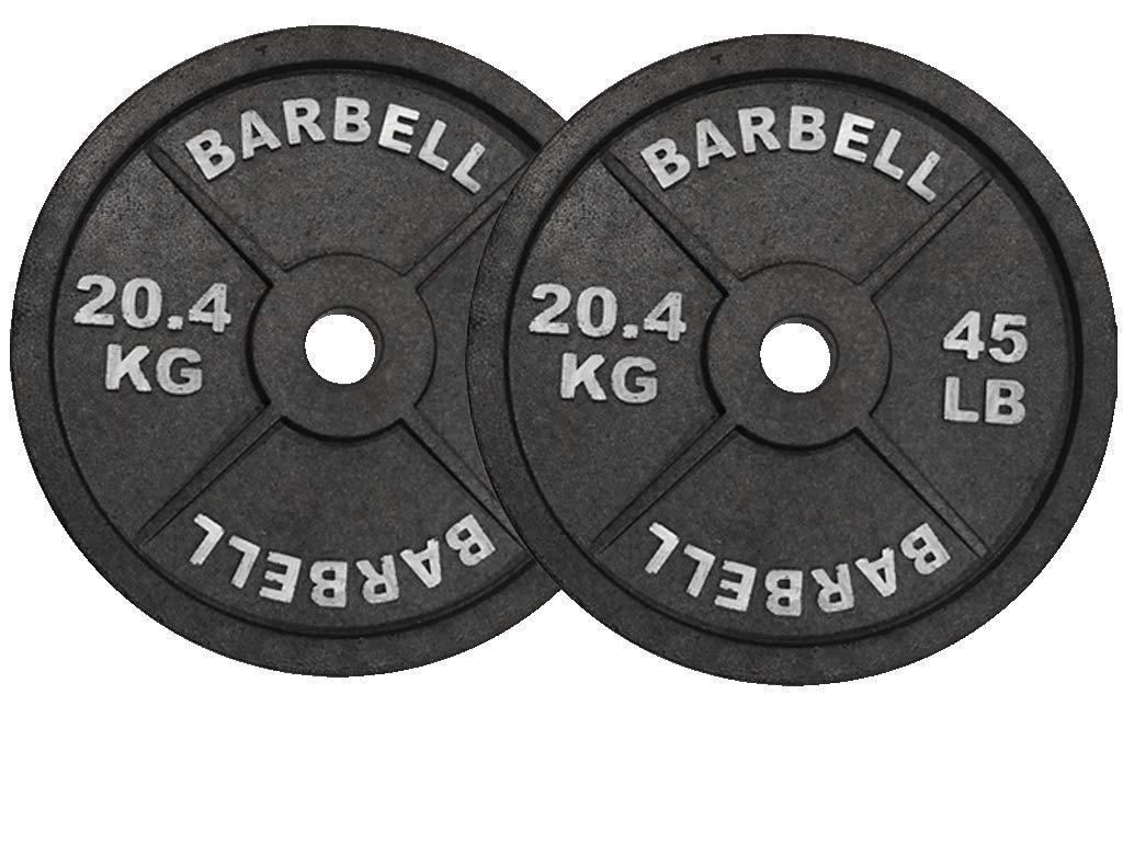 Fake Weights Fake Weights Fake Not 45lb Weight Plates Styrofoam Olympic Style 45 lb Barbell Pair Prop Marketing Barbell Bar Not Included