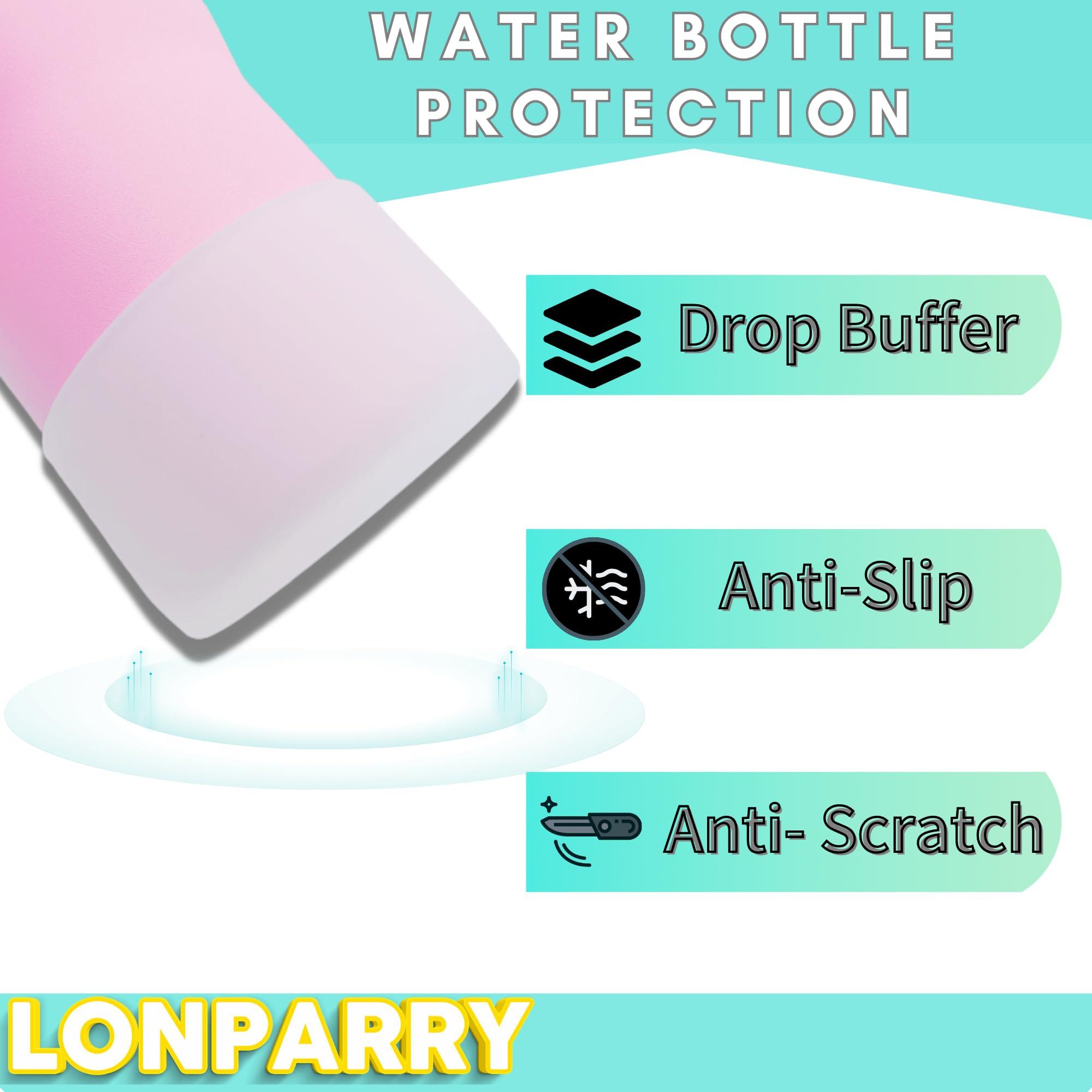 LONPARRY LONPARRY 6 Pack Set for Stanley Cup 2 Pack Silicone Boot+4 Pack Silicone Straw Cover for Stanley Tumbler 40 30 oz