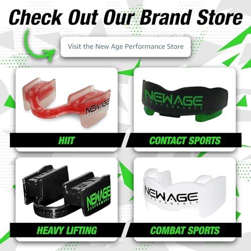 New Age Performance New Age Performance 5DS Universal Fitness Mouthpiece, Increase Athletic Performance for Endurance, Weightlifting & All Non-Contact Sports, Red