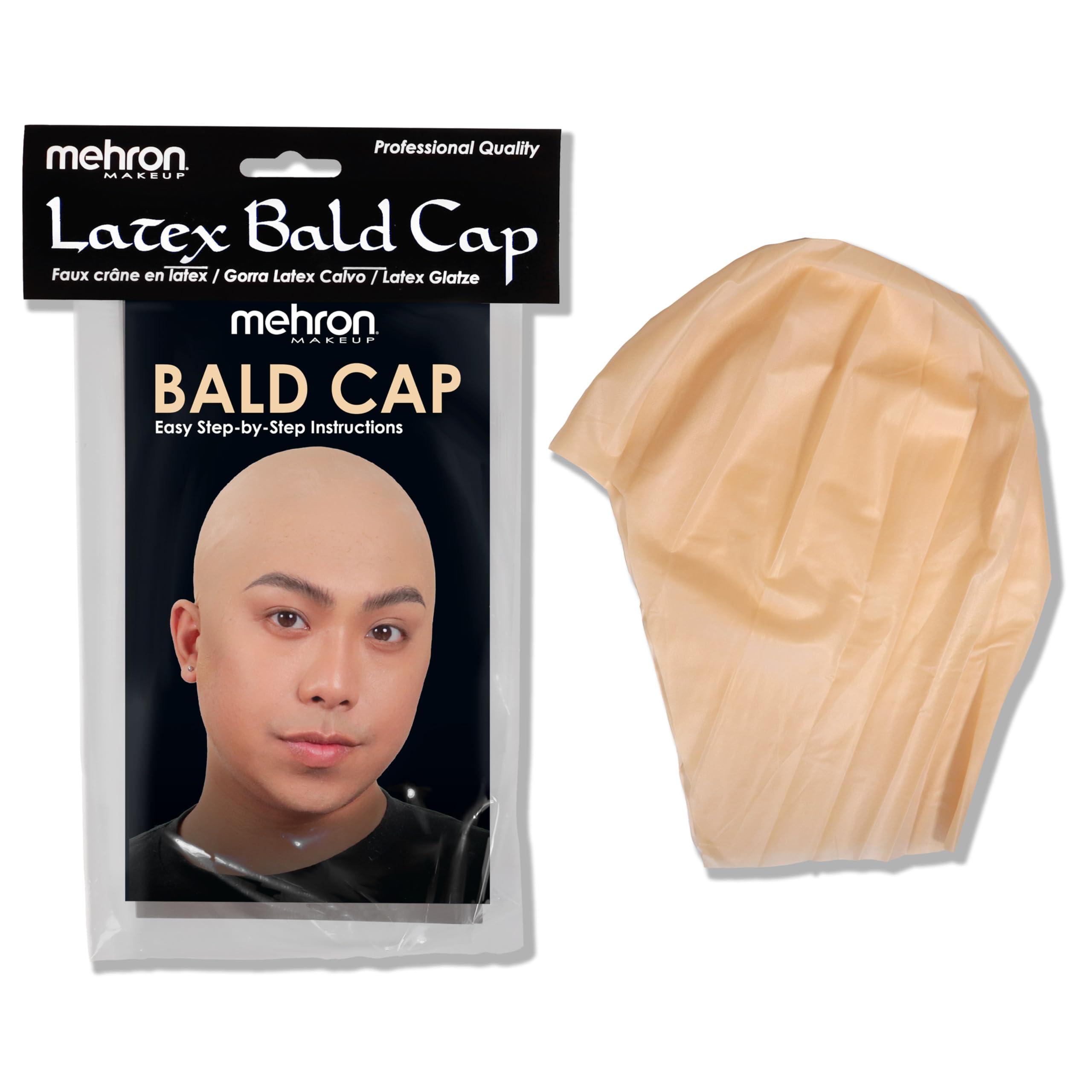 Mehron Mehron Makeup Professional Bald Cap for Adults, Men, & Women | Costume Bald Cap for Halloween, Cosplay, & Theatre (Latex)