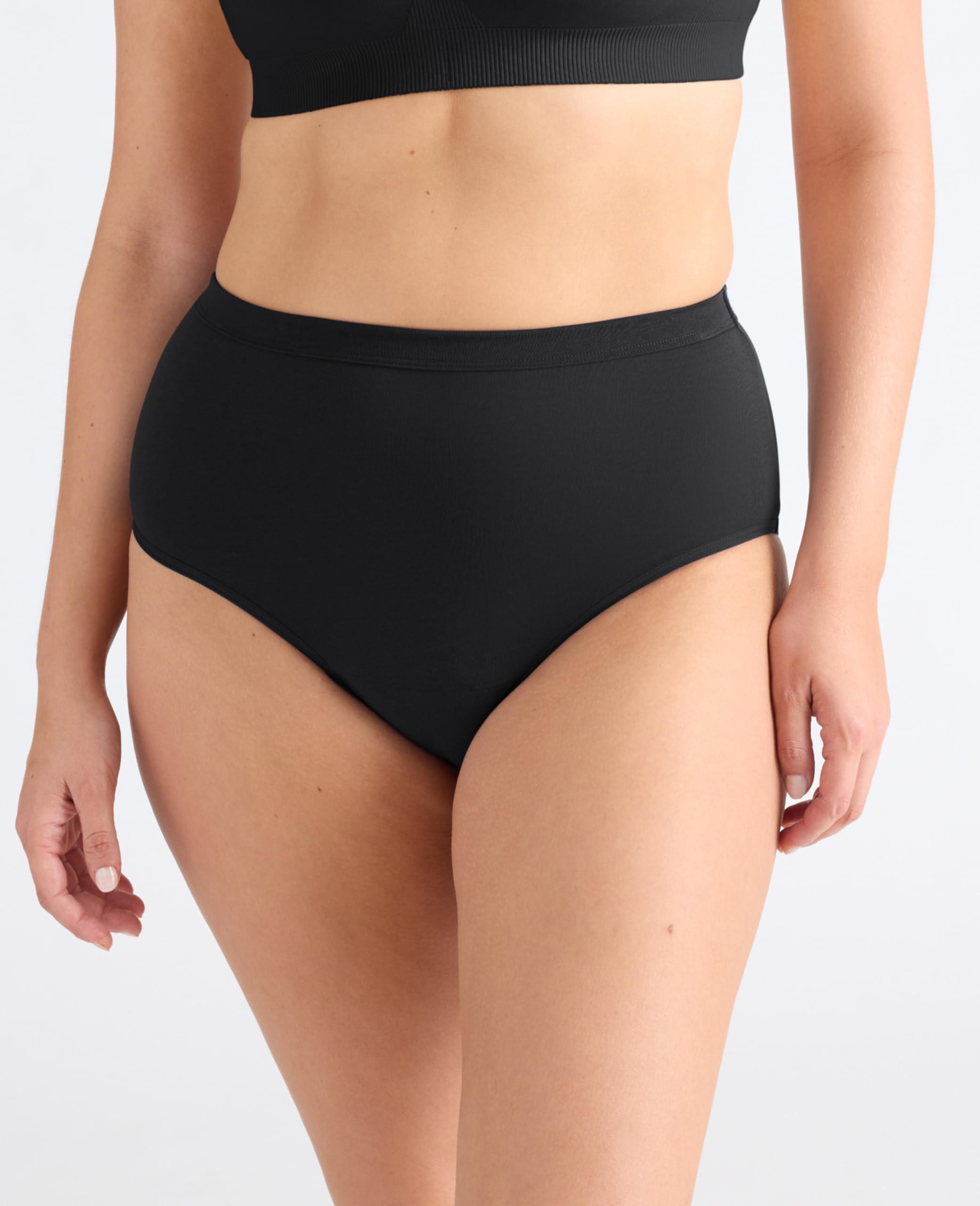 KNIX KNIX Leakproof Cotton High Rise Underwear - Period Underwear for Women - Machine Washable, Reusable - Black, 3X-Large