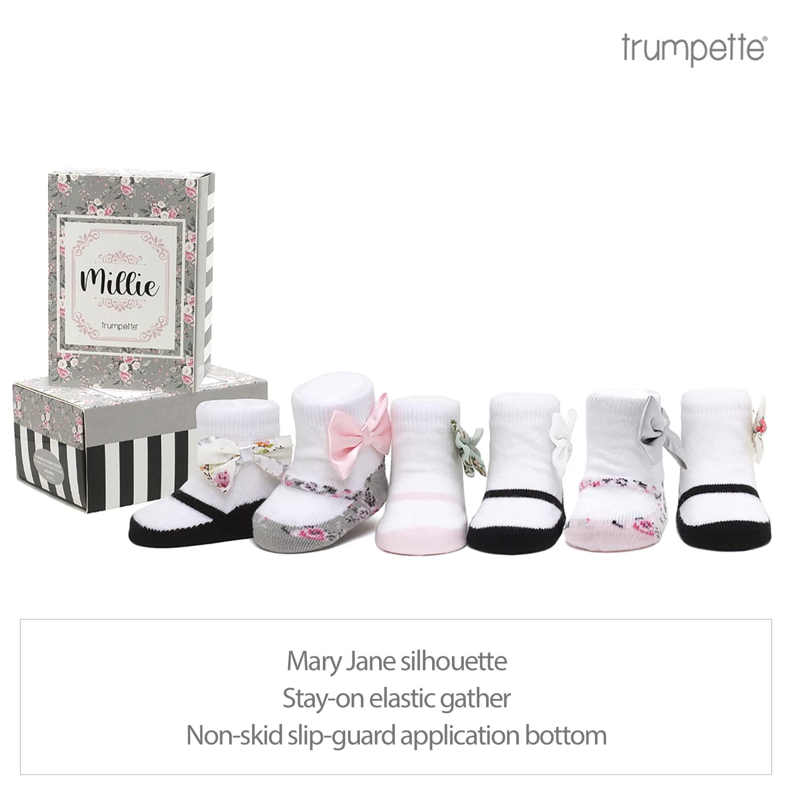 Trumpette Trumpette Millie 6 Pack Infant Socks 0-12 Months