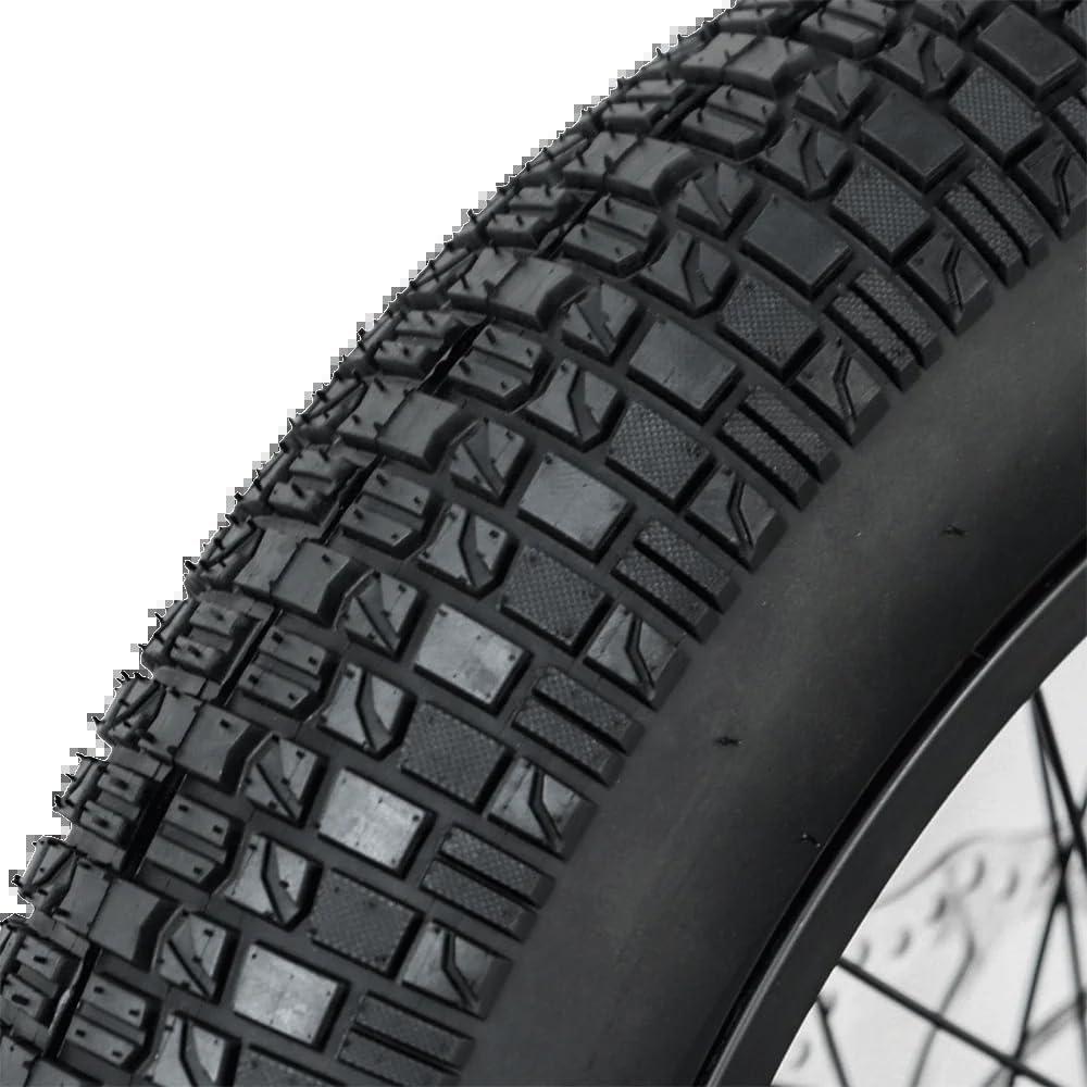 Fucare Fucare Electric Bike 204 inch All-Terrian Fat Tires, Robust Durable High-Performance Bike Tire, Puncture Resistant High-Density MTB Offroad Fat Bike Tire (Outer Tire *2, Inner Tire *2, Tools)