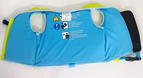 Pottwal Pottwal Swim Vest for Kids - Swim Jacket for 2-3 Years (33-40LBS) - Buoyancy Aid Made of Neoprene & EPE - with Adjustable Crotch Strap - Green