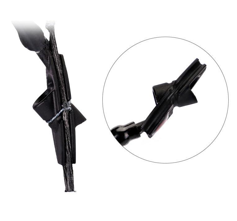 Cuoyuqie Cuoyuqie 1pcs Compound Bow Tube Peep Sight Hole Rubber Tubing Line Archery Hunting Target (Black 1pcs)