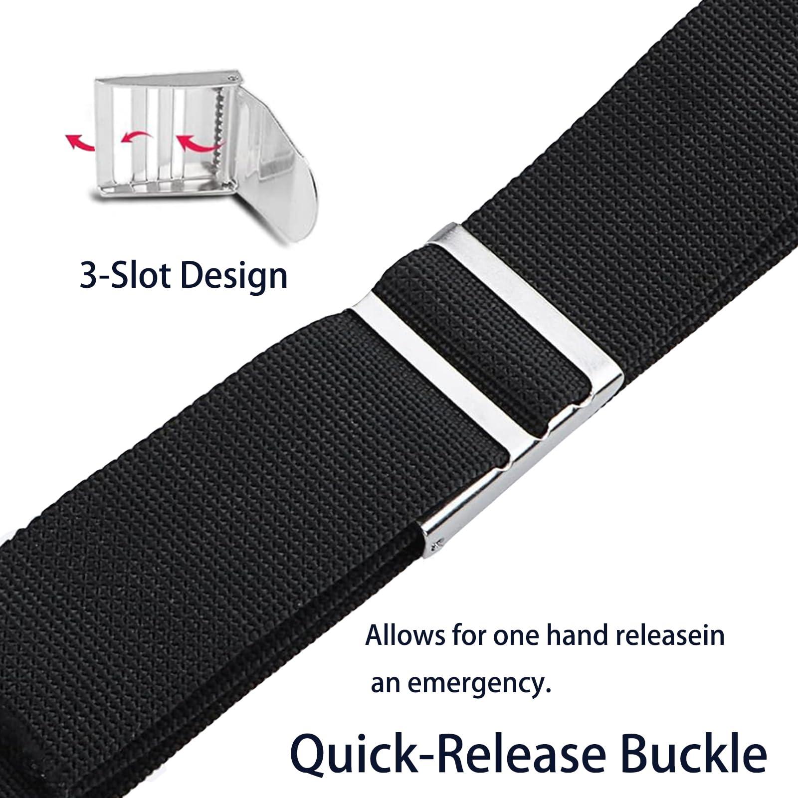 MOPHOEXII Scuba weight belt with 4 pockets, quick release buckle diving pocket weight belt with 5pcs weight keepers,weight pouch belt fit for waist 32\" to 52\"