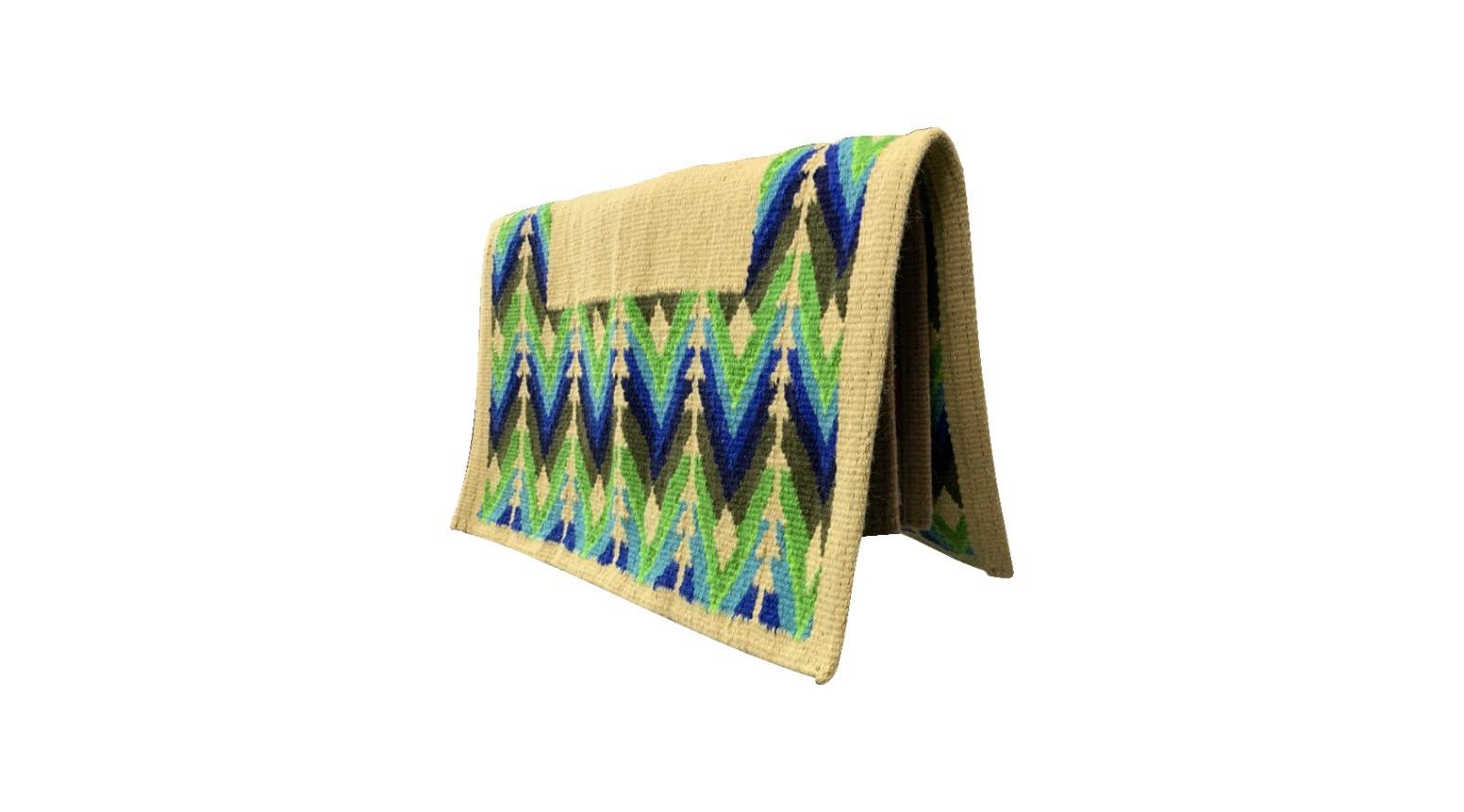 EQUINE OVERSEAS EQUINE OVERSEAS Western Saddle pad Saddle Blanket 100% New-Zealand Wool Ranch Pad (34"X38") Ranch