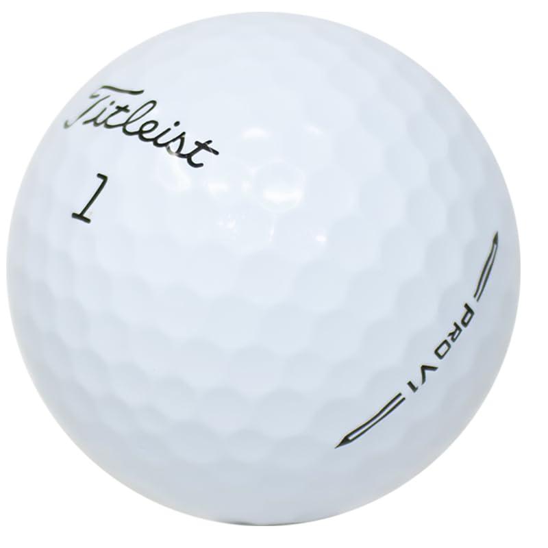 LostGolfBalls.com LostGolfBalls - 12 Titleist Pro V1 Golf Balls in Refinished Condition, 2023 Year Model, No Logos, No Player Markings, Refinished Used Golf Balls, Quality Guaranteed, White