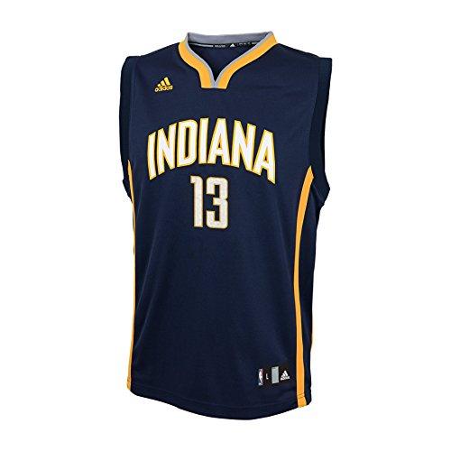 Outerstuff Outerstuff NBA Indiana Pacers Boys 4-7 Away Replica Jersey, George P # 13, Medium (5/6)