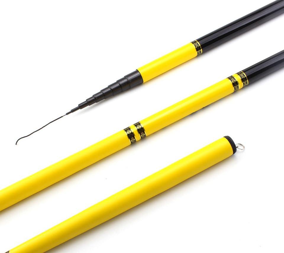 KTGCOZS KTGCOZS Ultra Light Fishing Pole Carbon Fiber Telescopic Fishing Rod 3.6M-7.2M (7.2m)