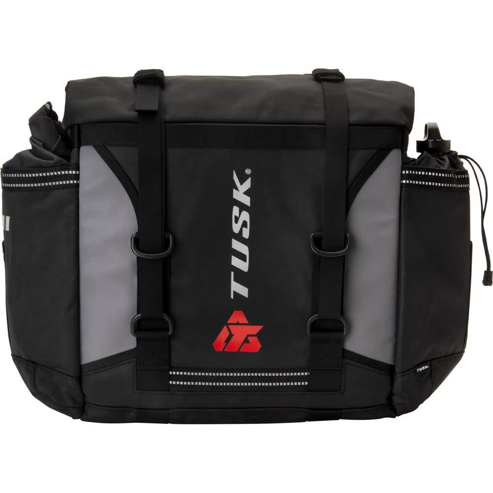 TUSK TUSK Pannier Racks With Olympus Pannier Bags Black/Grey