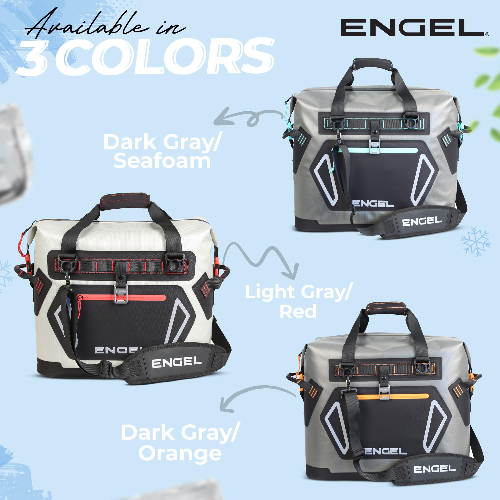 ENGEL Engel HD30 High-Performance Soft Sided Tote Cooler - Durable, Leak-Proof, Portable Ice Chest for Camping, Fishing, Tailgating & Outdoor Activities - Long-Lasting Cold Retention