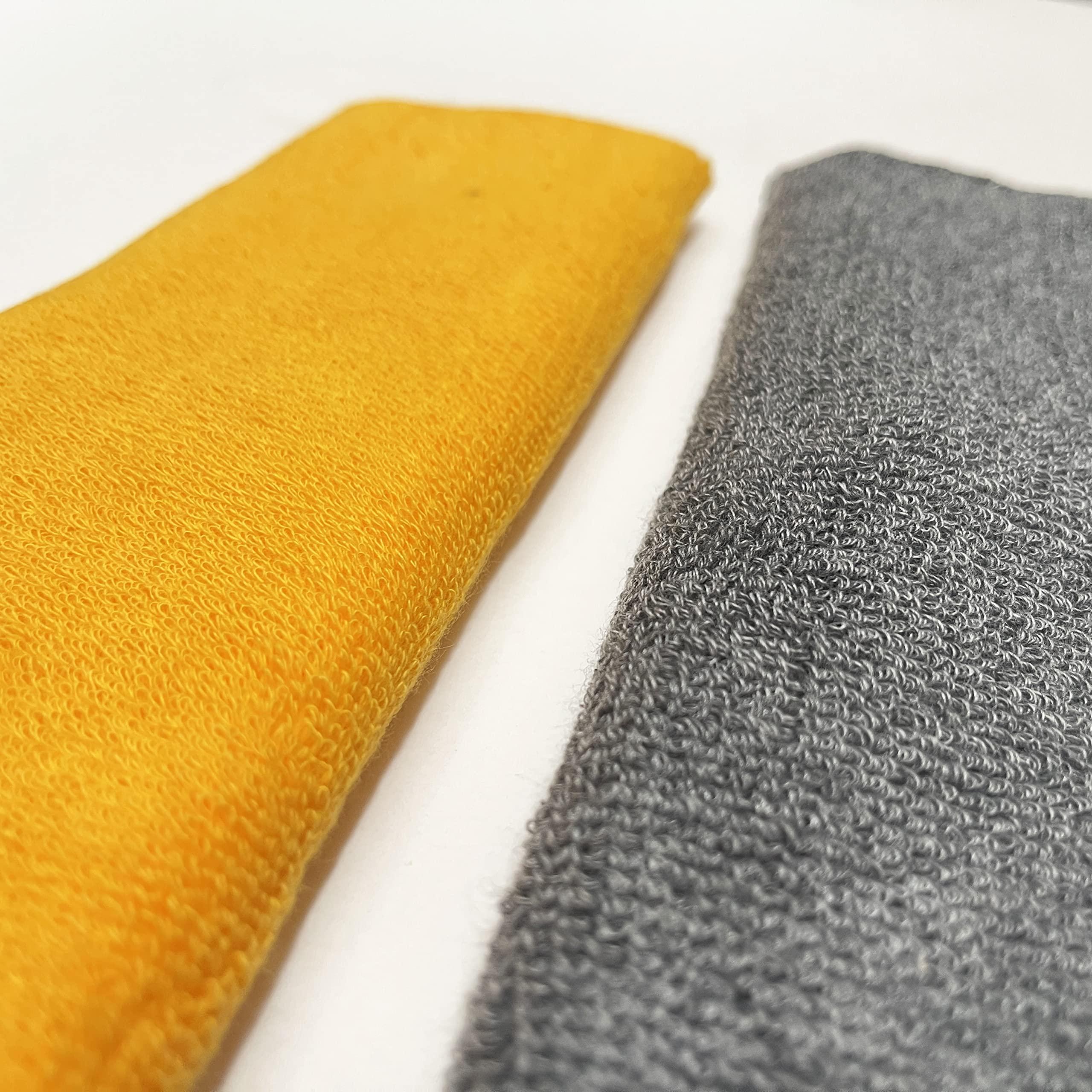 COUVER COUVER 9 Inch Extra Long Thick Athletic Cotton Absorbent Sports Wrist Sweatbands for Basketball, Running, Tennis, Gym, Cycling and Working Out/Black (1 Piece)