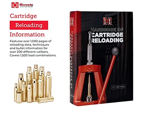Oeream Hornady Reloading Manual - 11th Edition Handbook of Cartridge Reloading (2021), Features 1,000 Pages of Reloading Data, Techniques and Bullet Information - All Skill Levels, Hard Cover