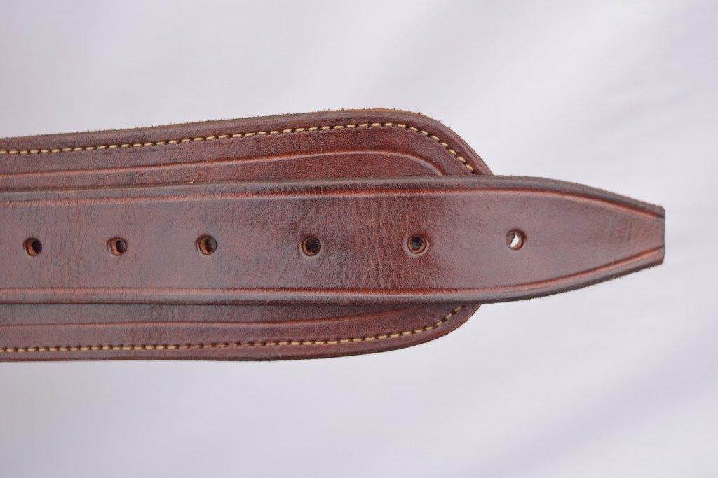 Leathertown USA Gun Holster & Belt Cowboy Western Style Rig .22 Cal Single Drop Holster Standard .22 Barrel Brown Plain Size 34