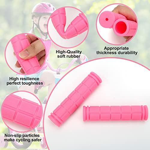 Coolrunner Coolrunner Bike Handlebar Grips, Bicycle Grips for Kids Girls Boys, Non-Slip Rubber Mushroom Grips for Scooter Cruiser Seadoo Tricycle Wheel Chair Mountain Road Urban Foldable Bike MTB BMX