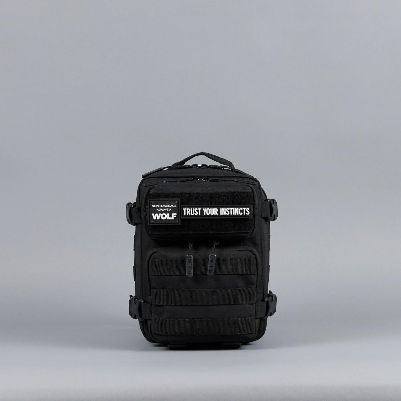 WOLFpak WOLFpak 9L Mini Meal Prep Management Backpack (Alpha Black) Lunch Box, Cooler, Travel, Insulated Bag, Daypack