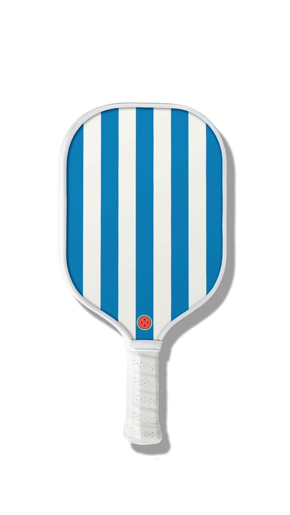 WatermelonPickle Watermelon Pickleball Paddle - Fun & Colorful Designs - Lightweight with Honeycomb Core & Fiberglass Surface - USAPA Approved, Blue