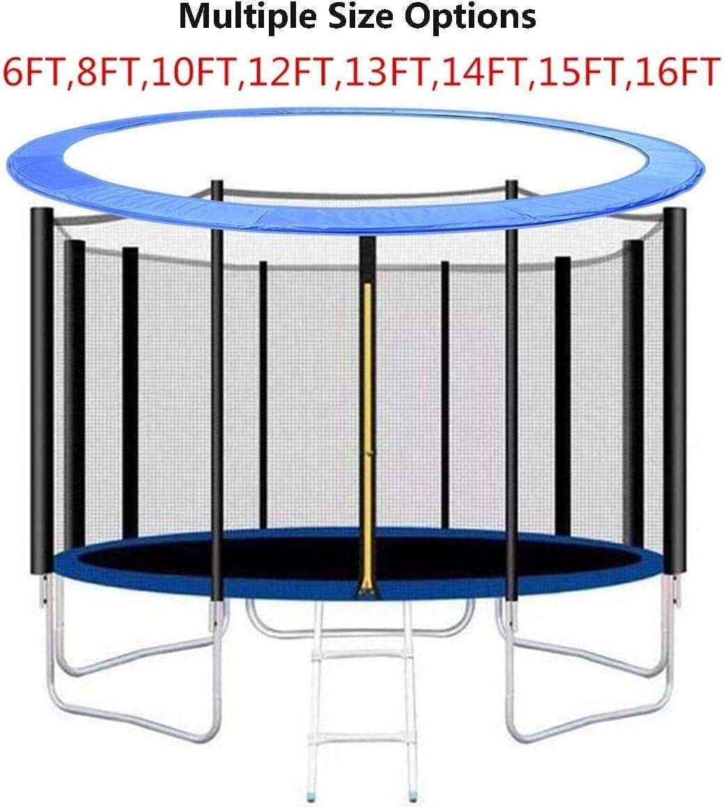 AMeLL Replacement Trampoline Cover 6ft 8ft 10ft 12ft 13ft 14ft Round Trampoline Replacement Mat Spring Cover (Color : Blue, Size : 16FT)