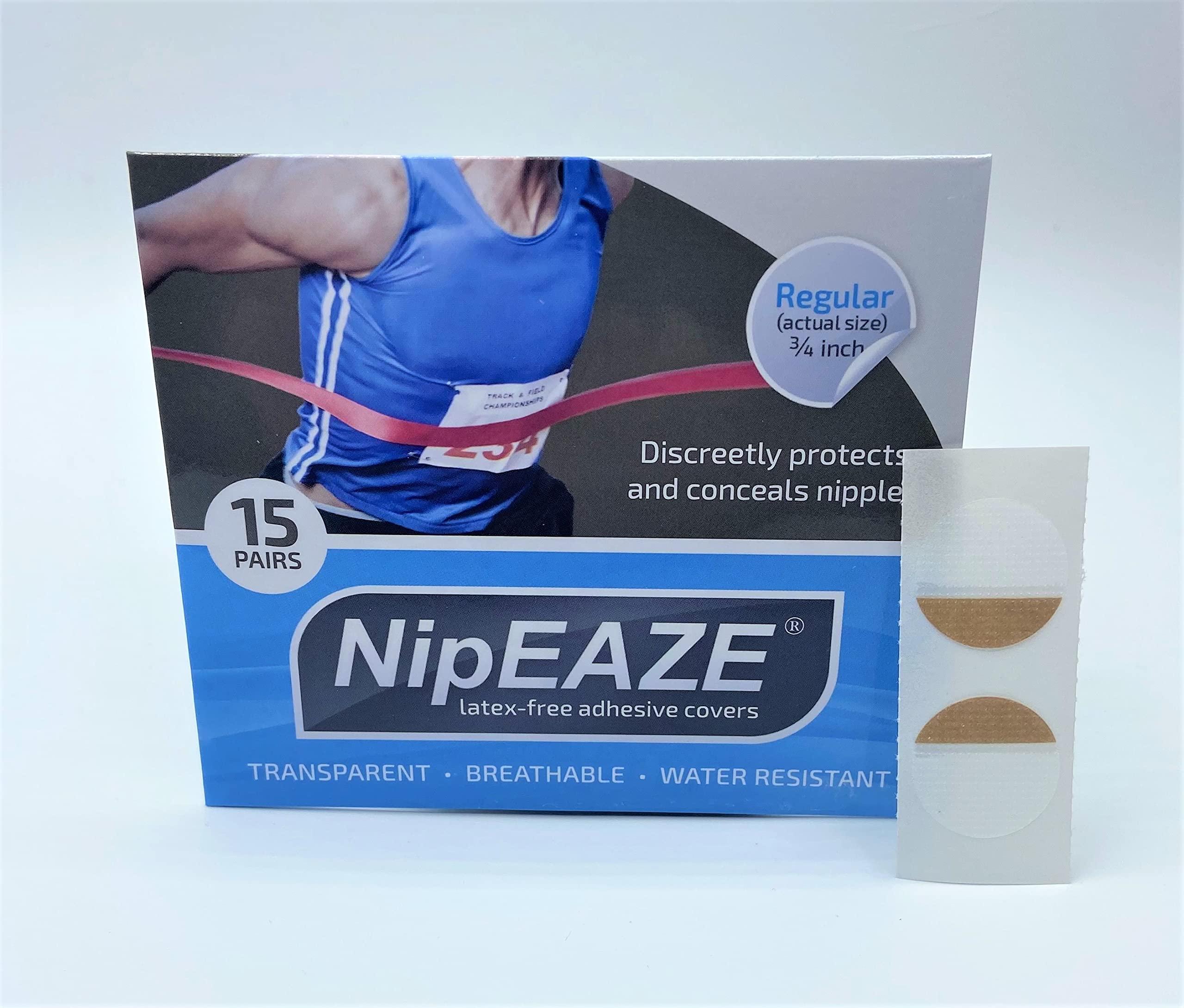 NipEaze NipEaze - The Original Sports Nipple Cover - Nipple Chafing Prevention (Regular - 15pairs)
