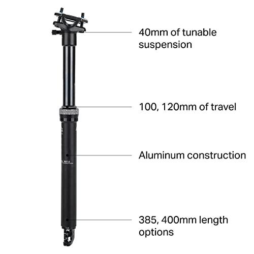 PNW Components PNW Components Coast Suspension Dropper Post with Air Suspension (27.2mm, External Cable Routing)