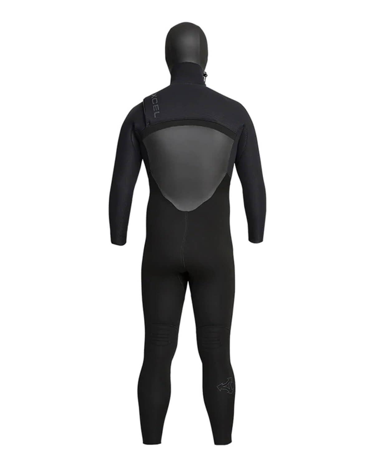 XCEL XCEL Mens Drylock Hooded 6/5mm Fullsuit (Black, XLS)