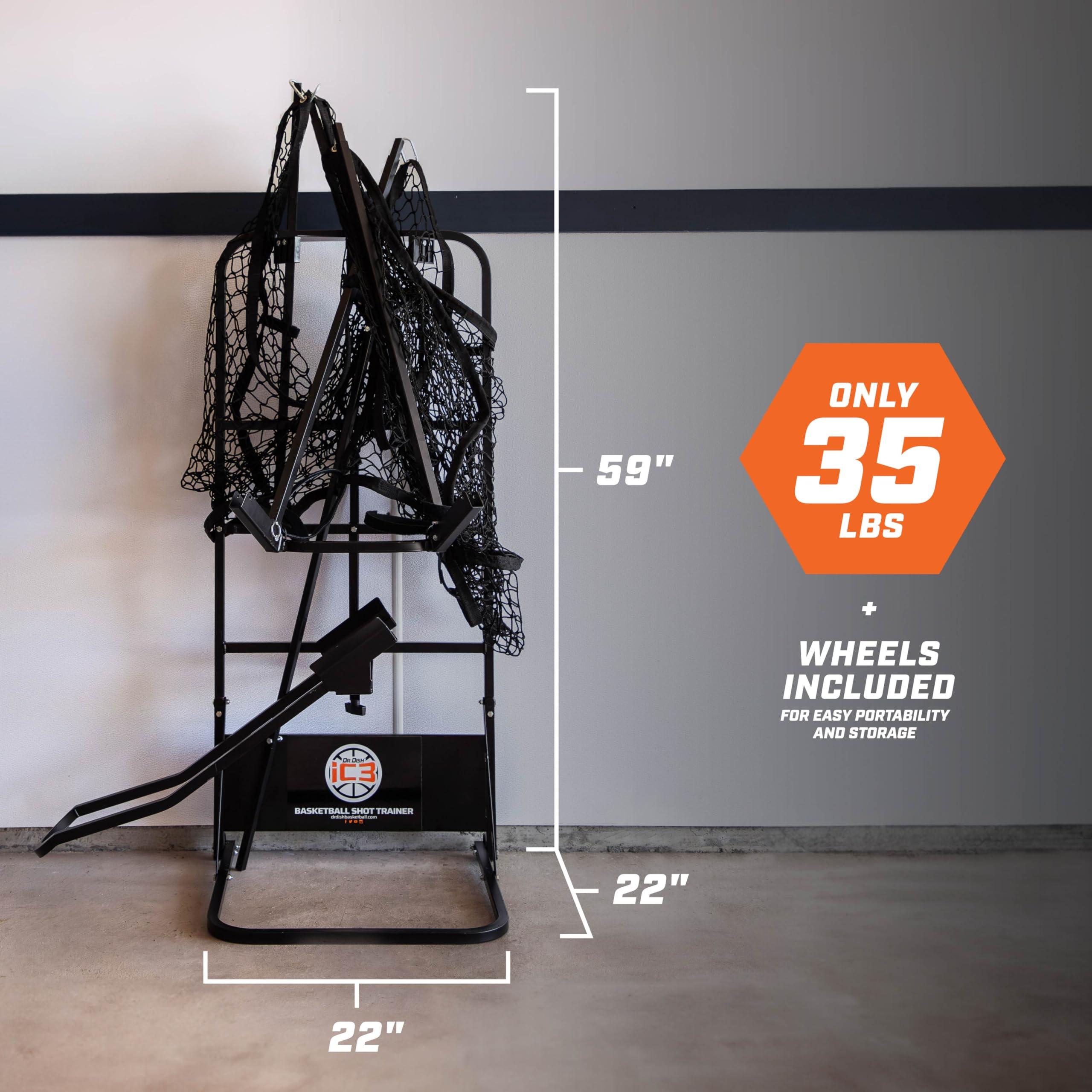 Dr. Dish Dr. Dish IC3 Basketball Shot Trainer Rebounder with Net Return System