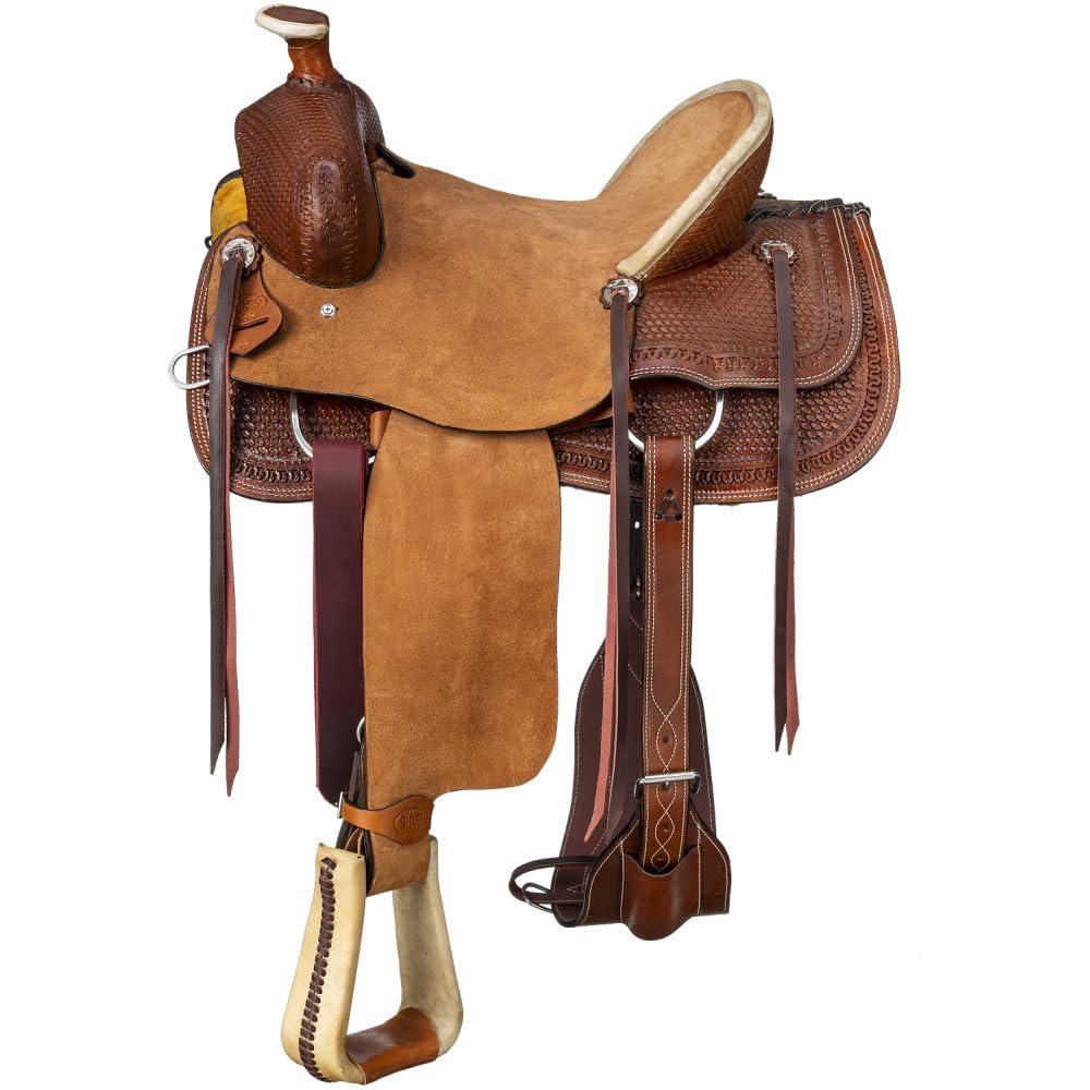 Tough 1 Silver Royal Bodie Hard Seat Ranch Saddle 16