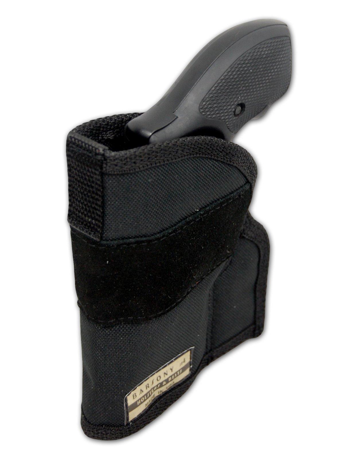 Barsony Barsony Pocket Holster for 2", Snub-Nose .38 .357 Revolvers (S&W 642CT 637CT)