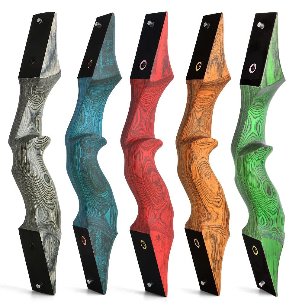 ZSHJGJR Takedown Recurve Bow Kit - Archery Bows for Adults & Youth Right-Handed Kits, 20~60lbs 60 Wooden Take Down Long Bow Package for Outdoor Hunting Training Red Sets (50lbs)