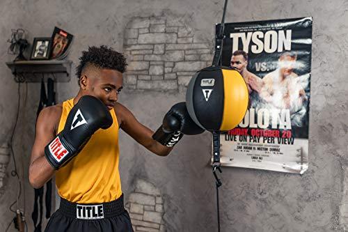 Title Boxing Title Classic Leather Lace Training Gloves 2.0, Black, 14 oz