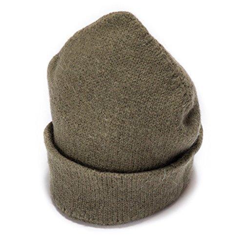 Dachstein Woolwear Dachstein Woolwear 4 Ply Extreme Warm 100% Austrian Boiled Wool Alpine Watch Cap Hat (Military)