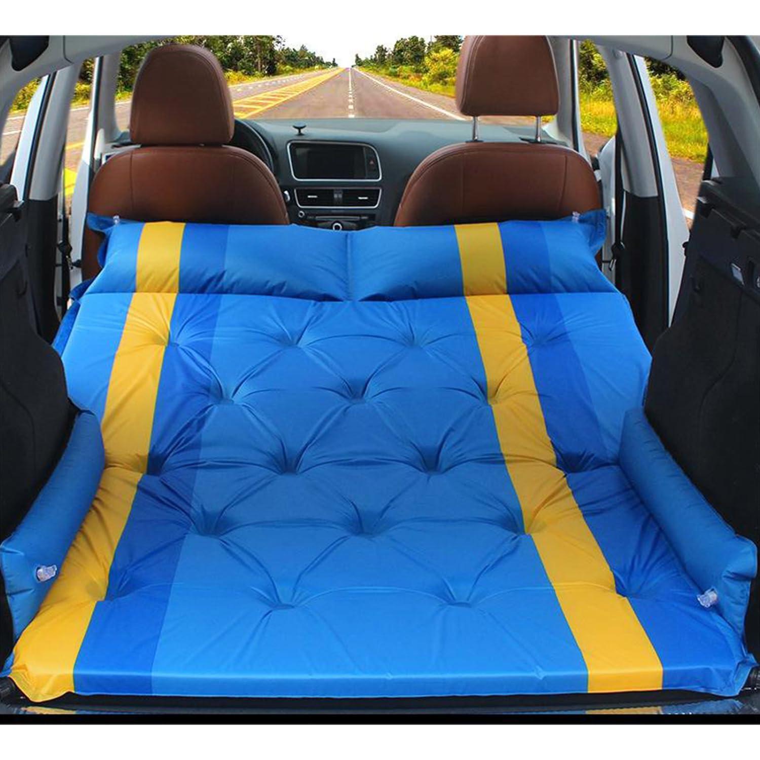 GHUNT GHUNT Car Air Mattress for Chevrolet SUV Traverse Equinox Captiva/Windstorm Trailblazer Trax Tahoe Suburban SUV 2006-2024, Inflatable Air Mattress Thick Air Bed Travel Camping Outdoor Activities