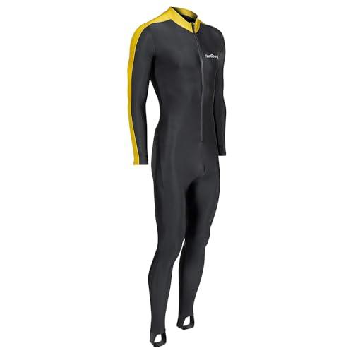 Neo-Sport NeoSport Unisex Full Body Sport Skin-Black/Yellow-Large