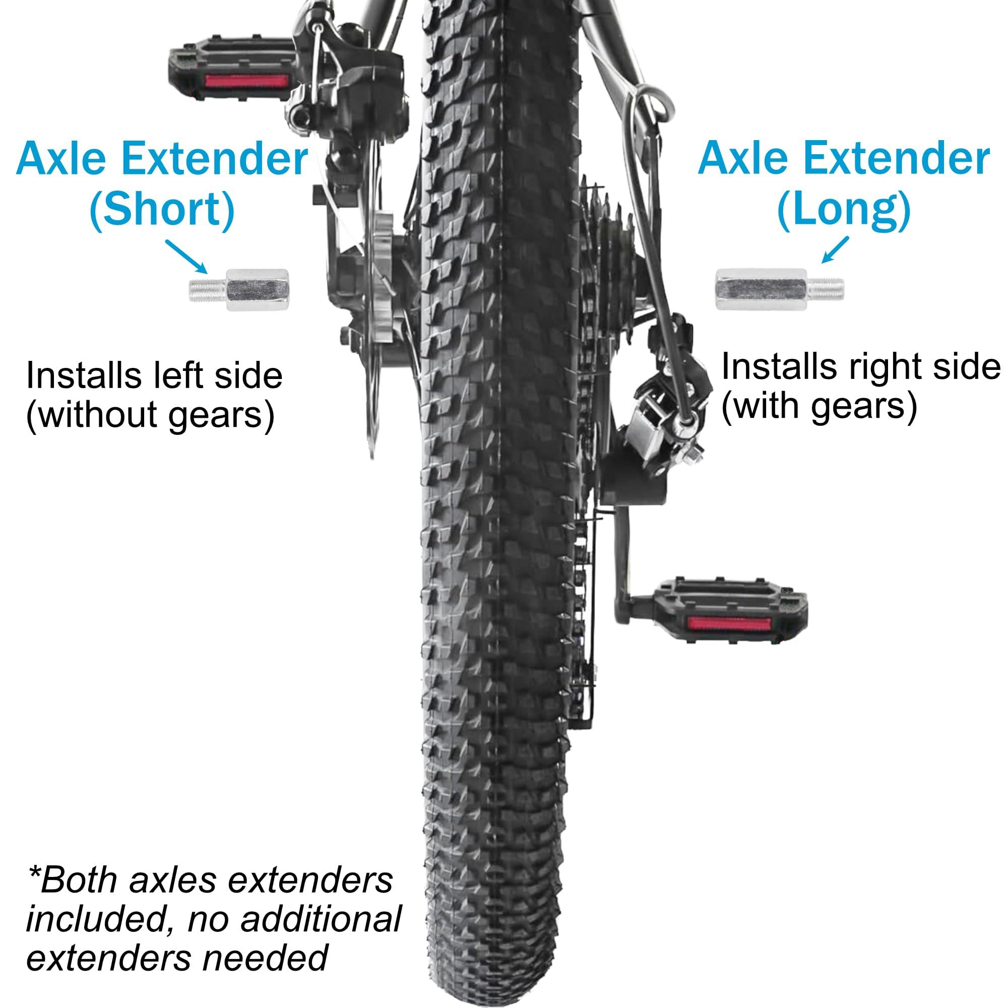 Lumintrail Lumintrail Adult Training Wheels for 24, 26, 29 Inch Bike - Heavy Duty Training Wheels for Adult Bike, Adjustable Bicycle Training Wheels for Stabilization and Safe Learning