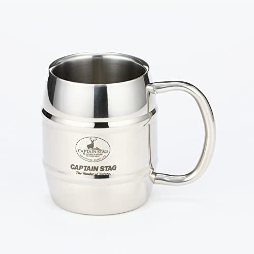 ?????????(CAPTAIN STAG) Captain Stag M-1242 Be Free Double Stainless Steel Barrel Mug, 8.5 fl oz (240 ml)