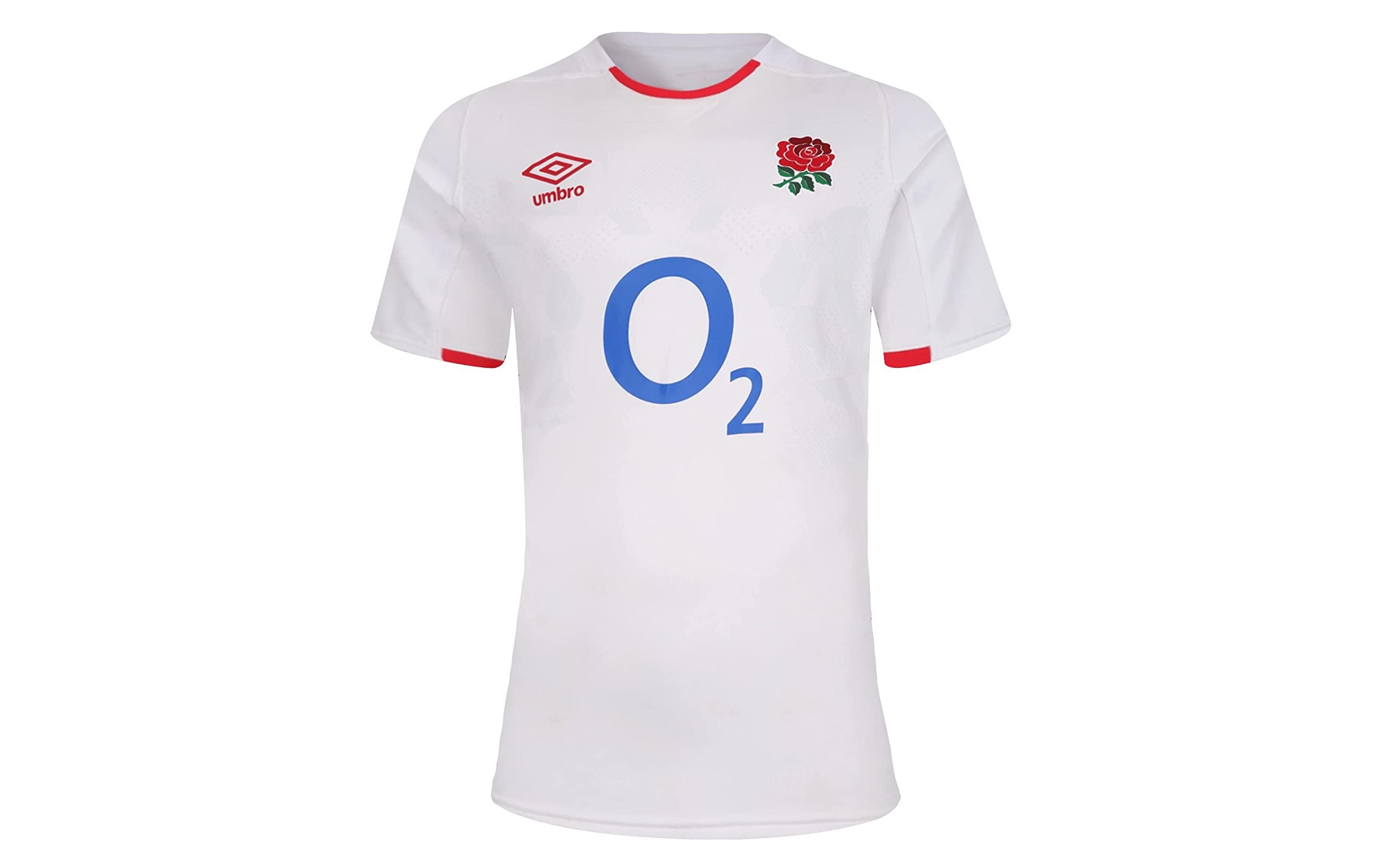 Umbro Umbro England RFU Women\'s Home Replica Rugby Jersey, White Medium
