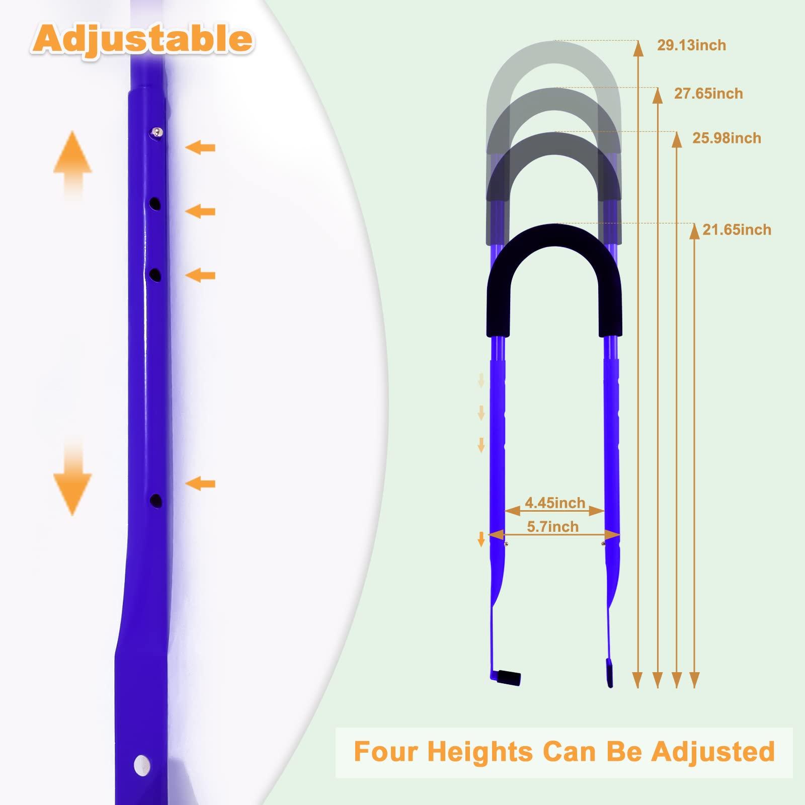 MOLI DEE MOLI DEE Children Cycling Bike Safety Trainer Handle Balance Push Bar (Blue)