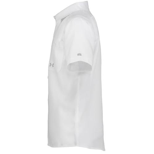 Under Armour Under Armour Drift Tide Fish Shirt, White - Stretch, YM