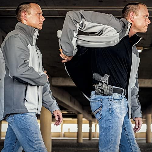Tulster Tulster OWB Contour Holster in Right Hand fits: CZ P-10 C | Optic Compatible Outside The Waistband Concealed Carry Kydex Holster