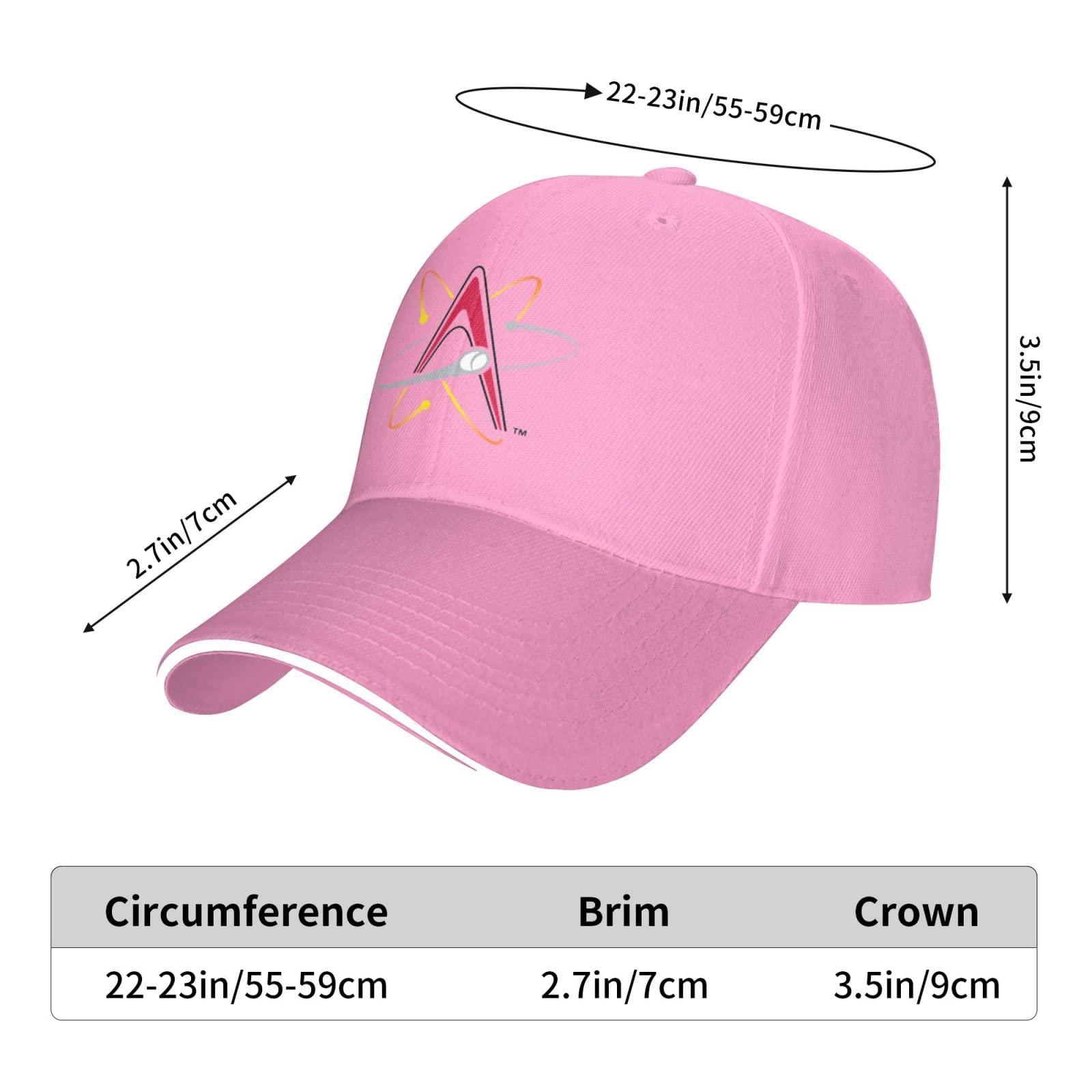 Rorcie Albuquerque Isotopes Sandwich Cap Unisex Classic Baseball Capunisex Adjustable Casquette Dad Hat Pink