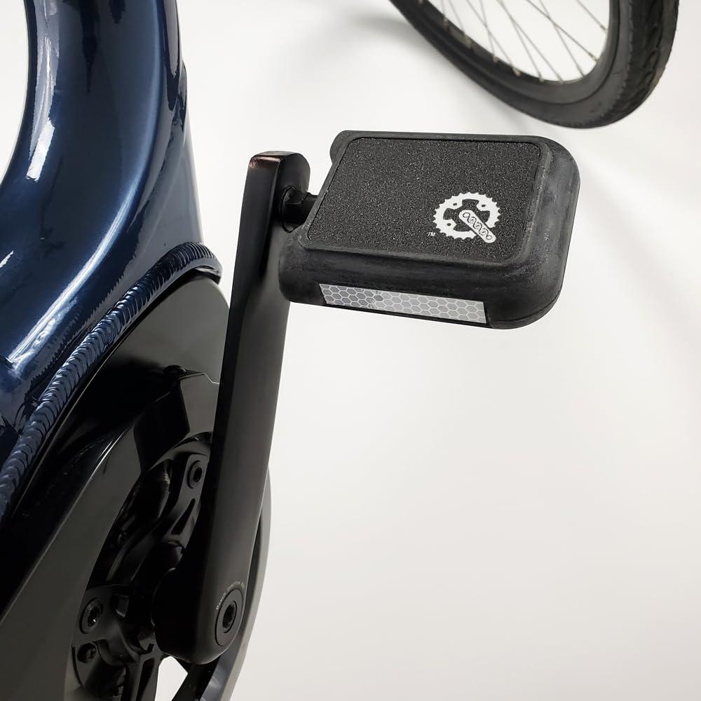 Intrinsic Cycles Bumper Pedal - The Bicycle Pedal for Commuting, Beach Cruising, and More (Black, Standard (9/16"))