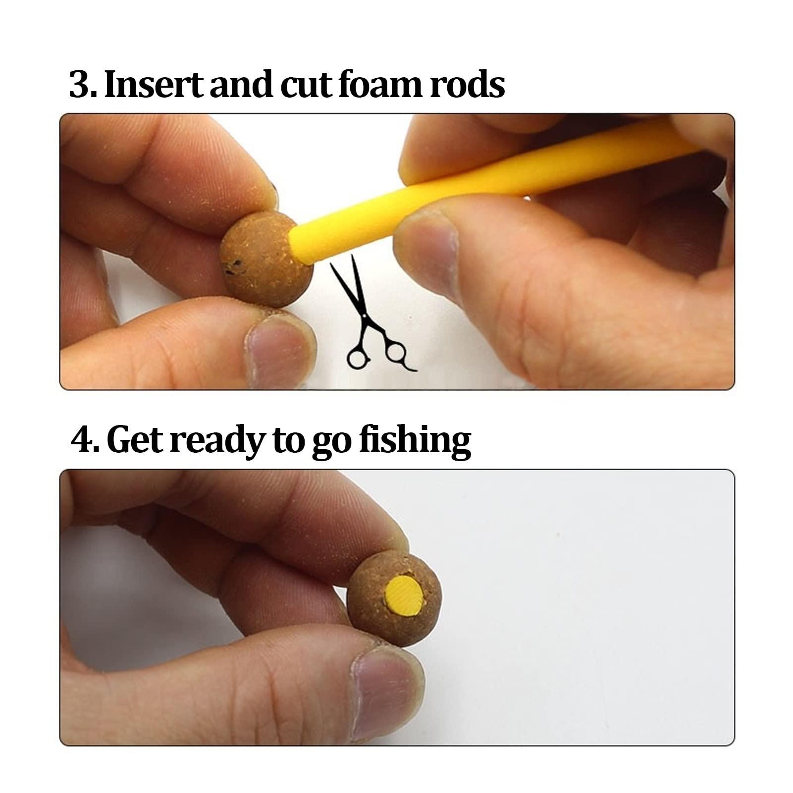 Yuecoom Yuecoom Fishing Boilies Roller, 6mm Portable Rolling Making Bait Lure Tools Carp Rolling Bait Fishing Tools for Fishing Accessories(Yellow)
