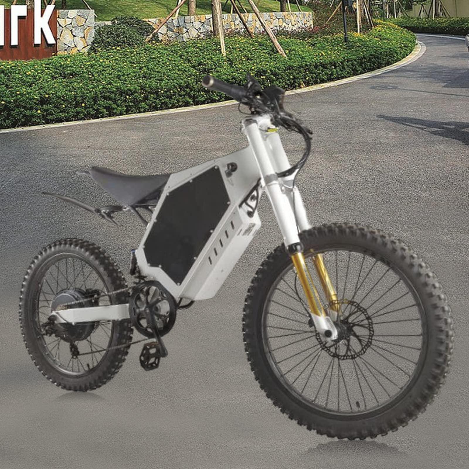 AKaSping AKaSping Electric Bike Frame Steel for 26" E-Bike Iron Electric Bicycle DIY Kit Electric Bicycle Frame Conversion Kit Rear Adjustable Dopout for Electric Motorcycle Max Load 308LBS