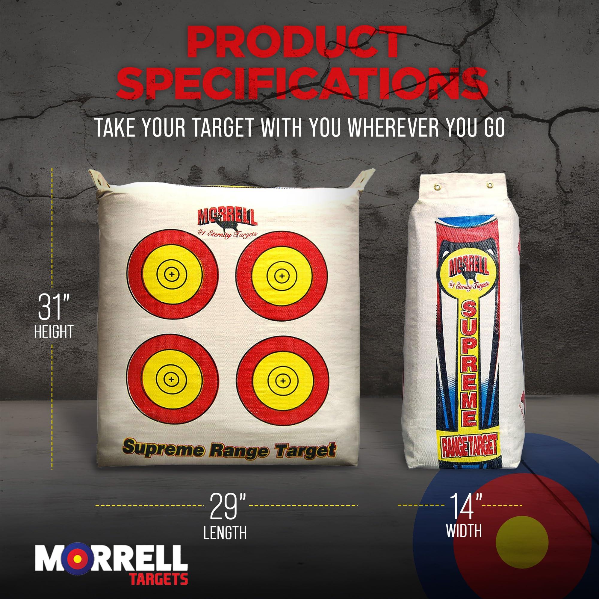 Morrell Morrell Weatherproof Supreme Range Field Point Archery Bag Target, White