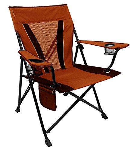 Kijaro Kijaro XXL Dual Lock Portable Camping Chair - Supports Up To 400lbs - Enjoy the Outdoors in a Versatile Folding Chair, Sports Chair, Outdoor Chair & Lawn Chair Victoria Desert Orange
